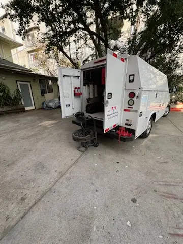 Magnet Plumbing service vehicle on-site for Faucet Repair in Hollywood Heights